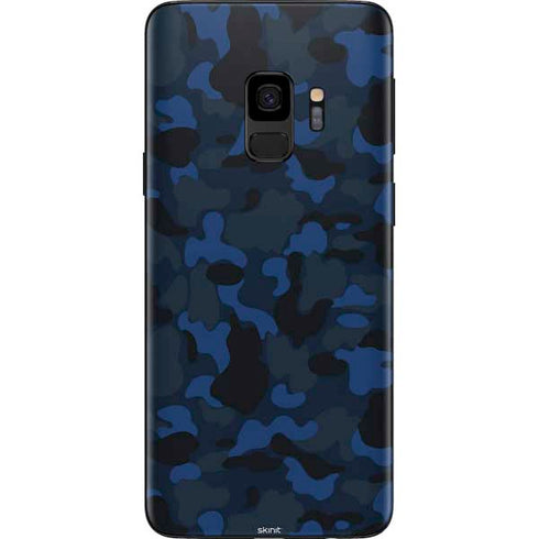 Blue Street Camo Galaxy S9 Skin